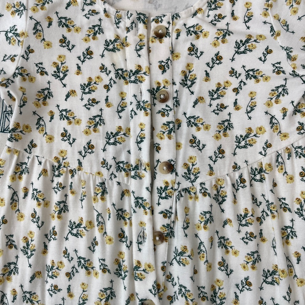 Kate Quinn Organics Chamomile Long Sleeve Romper